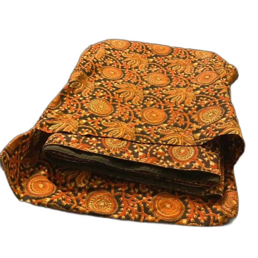 CRATE and BARREL RAJASTHALI Linen Table Runner with Dust Bag 14 x 90 inches